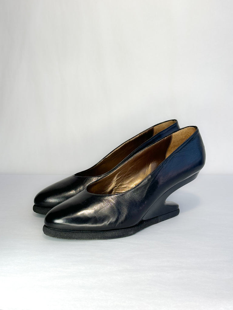 Jan Jansen Ballet Slipper Toe Sculpted Heels