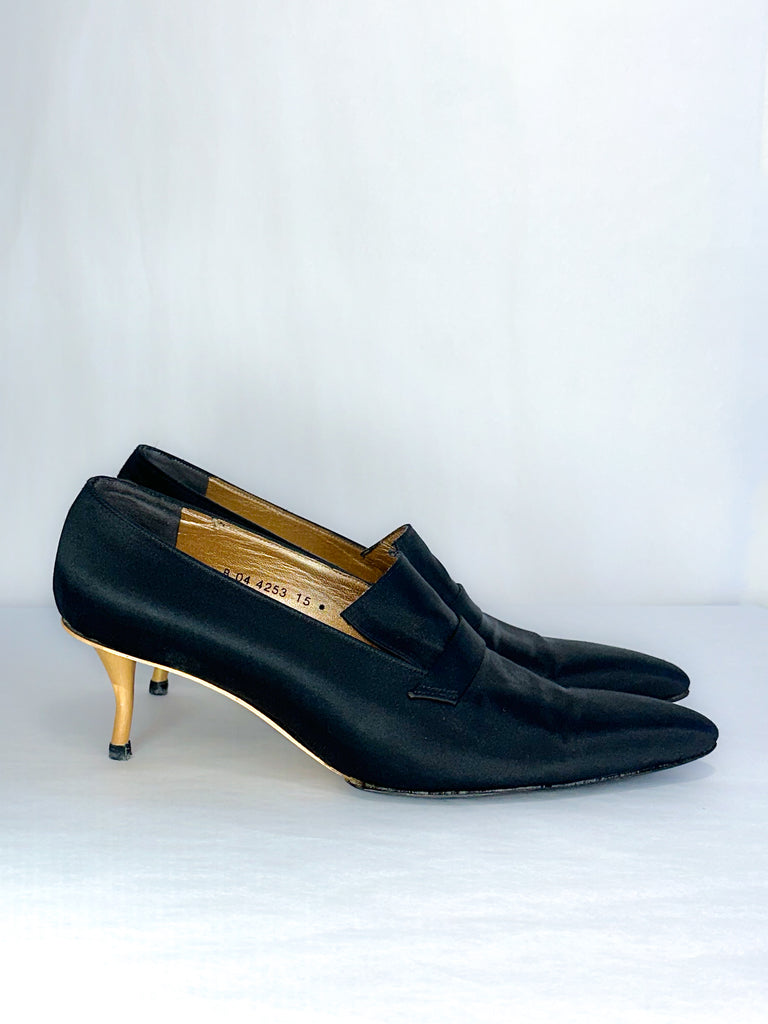 Robert Clergerie Bridgerton Style Slip On Heels