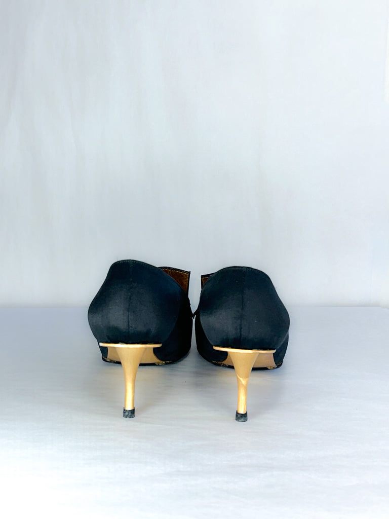Robert Clergerie Bridgerton Style Slip On Heels