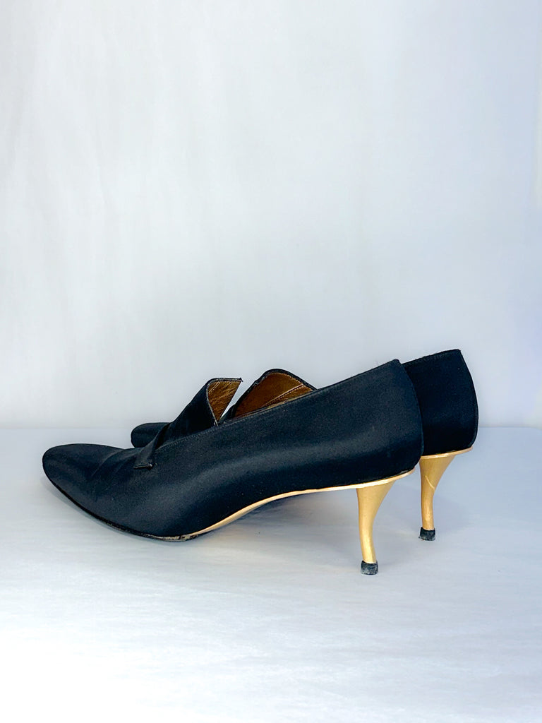 Robert Clergerie Bridgerton Style Slip On Heels