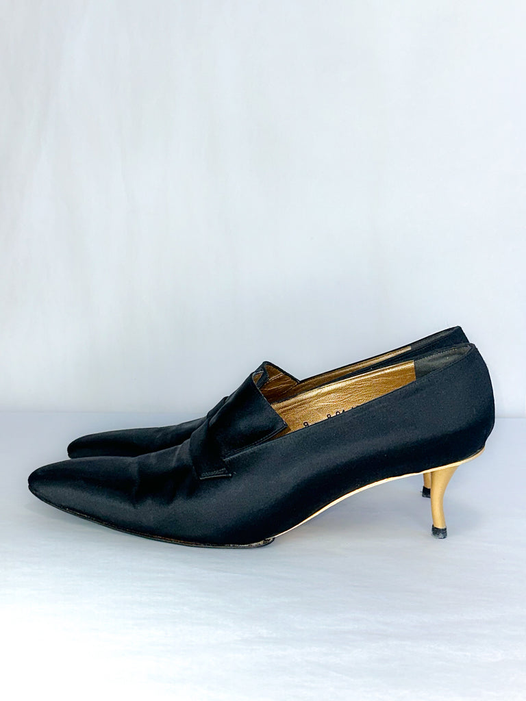 Robert Clergerie Bridgerton Style Slip On Heels
