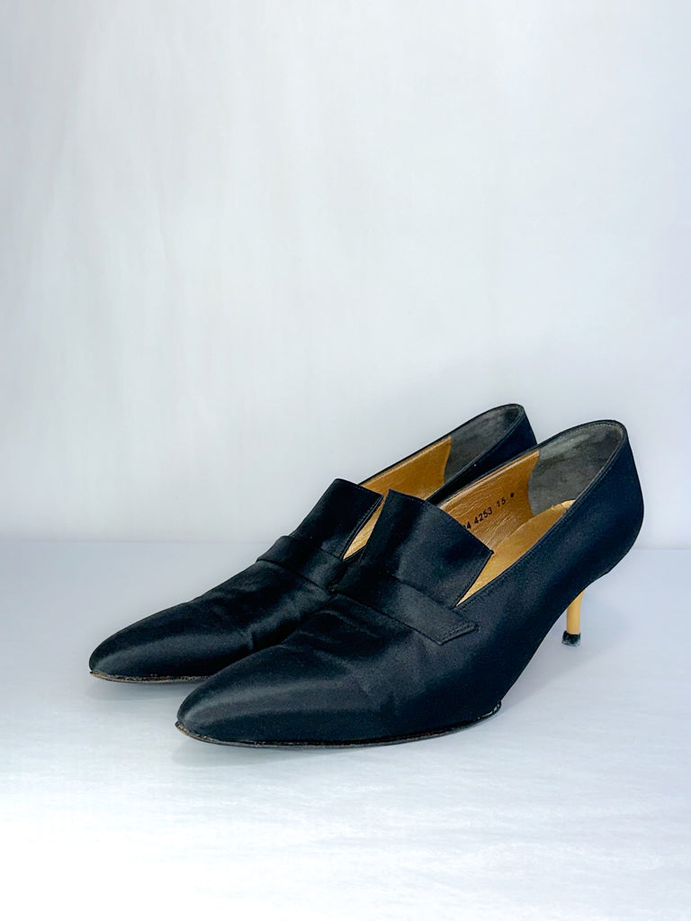 Robert Clergerie Bridgerton Style Slip On Heels