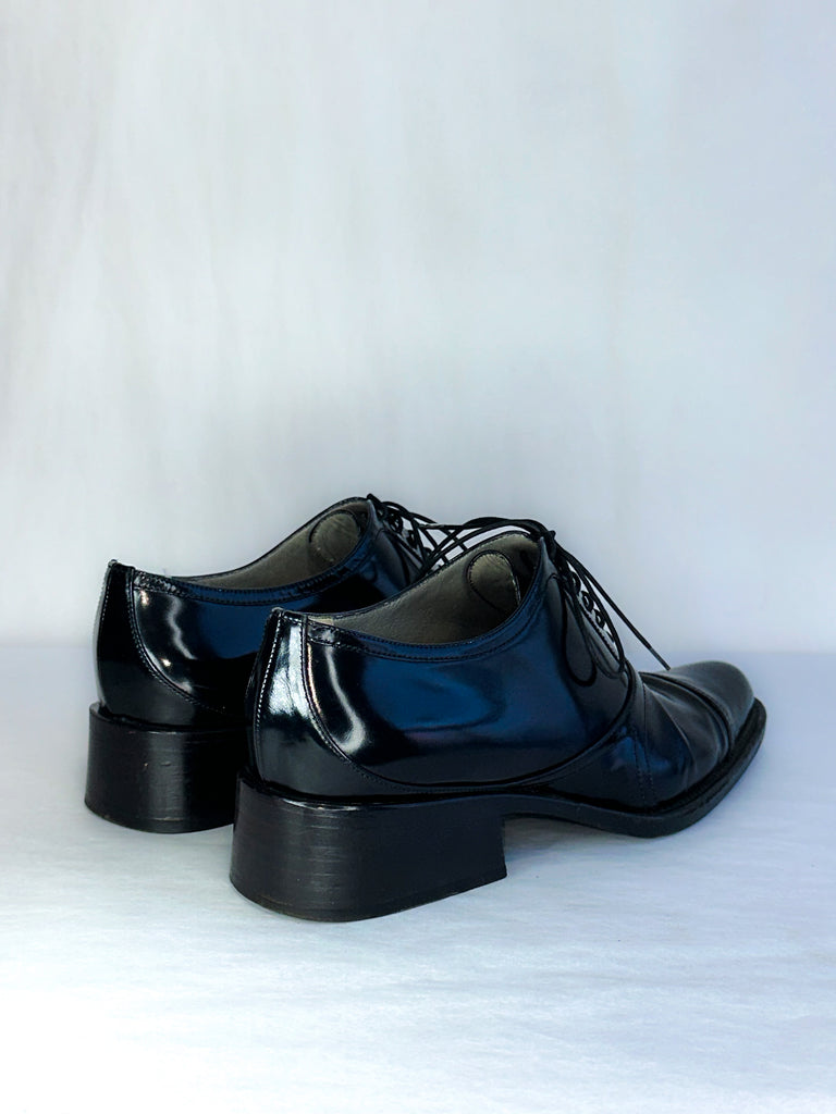 Prada Spazzolato Derby Oxfords