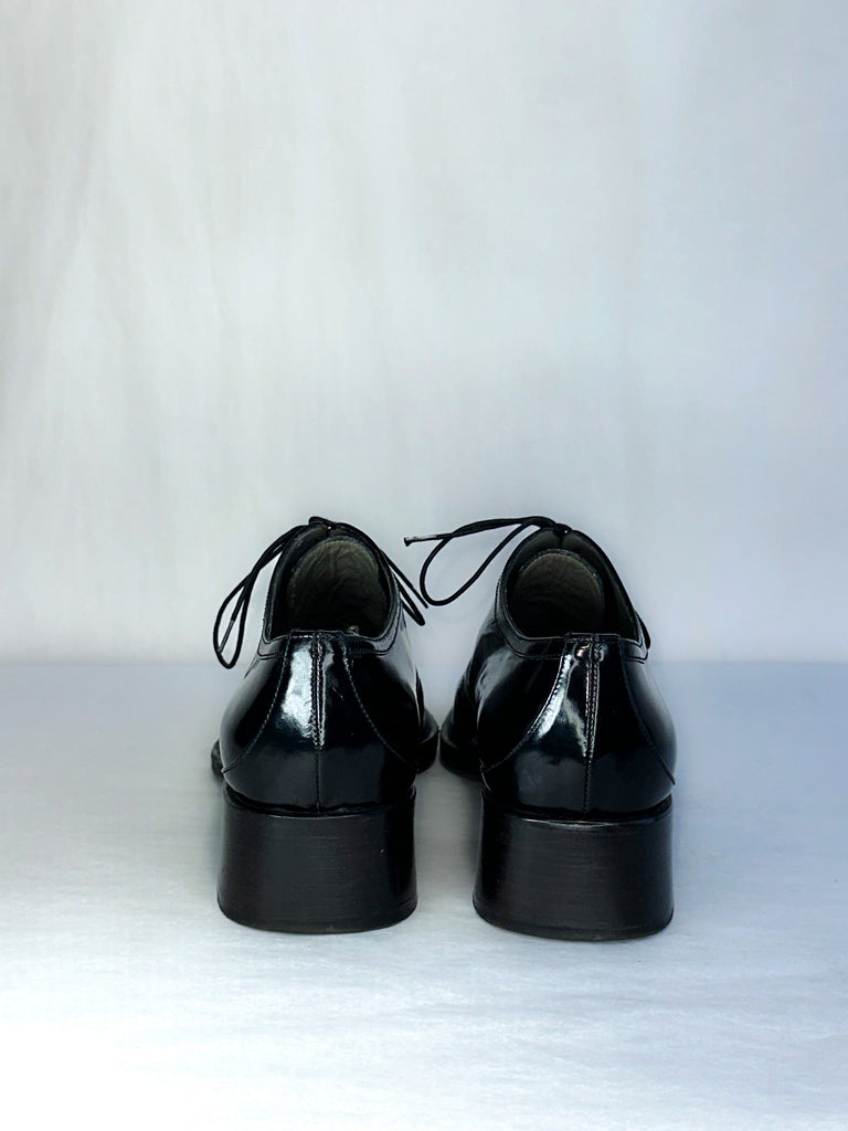 Prada Spazzolato Derby Oxfords