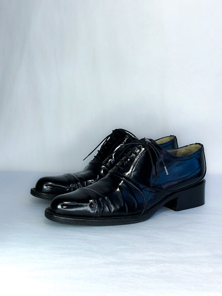 Prada Spazzolato Derby Oxfords