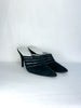 Thierry Mugler Mesh Cutout Mules