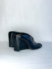 Costume National Sculpted Wedge Mules