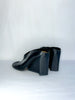 Costume National Sculpted Wedge Mules