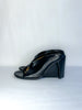 Costume National Sculpted Wedge Mules