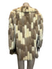 FEATURED IN LIVE OCT 30  Furs by Truesdell - Mink Patchwork Fur Jacket with Metal Turnlock Closure