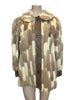 FEATURED IN LIVE OCT 30  Furs by Truesdell - Mink Patchwork Fur Jacket with Metal Turnlock Closure