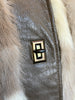 FEATURED IN LIVE OCT 30  Furs by Truesdell - Mink Patchwork Fur Jacket with Metal Turnlock Closure