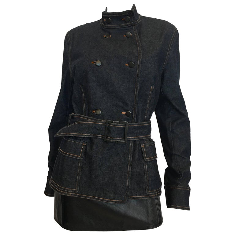 Yves Saint Laurent 1990's Denim Jacket – catwalk