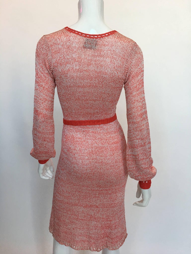 Helga Howie 1970's Knit Space Dye Dress