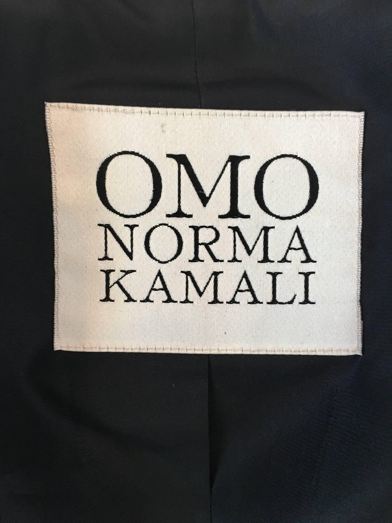 OMO by Norma Kamali 1980's Mini Skirt Suit