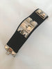 Hermès Cuir Collier de Chien Black & Silver Leather Cuff Bracelet