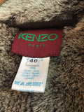 Kenzo Suede Lamb Skin Coat