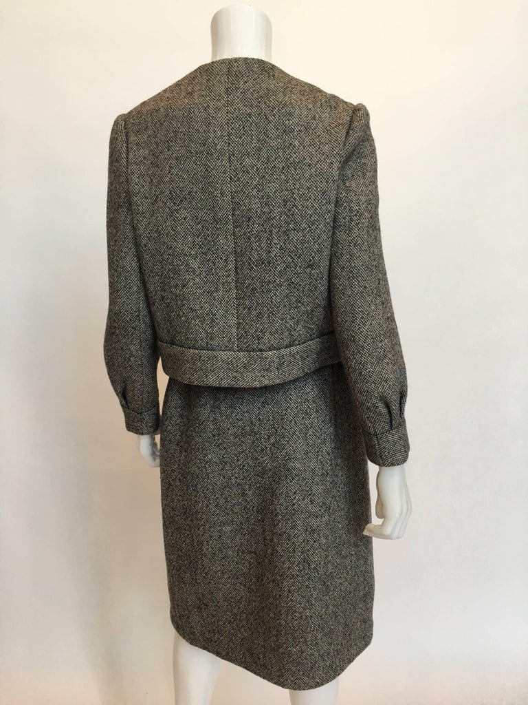 Norell Vintage 1960's Tweed Skirt Suit