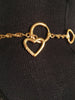 Moschino Gold Charm Chain Belt