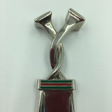 Gucci Silver with Red and Green Classic Stripe Shoehorn