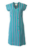 Courreges Paris Vintage Hyperbole Stripe Shift Dress with matching belt