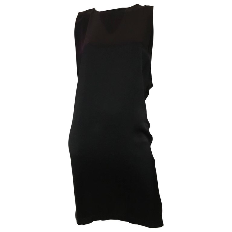 Chanel Black Silk Dress – catwalk