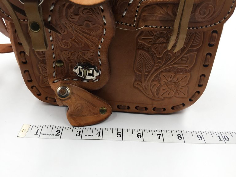 Hand-made Genuine Goat Leather Handbag 9 x 11 Inch India | Ubuy