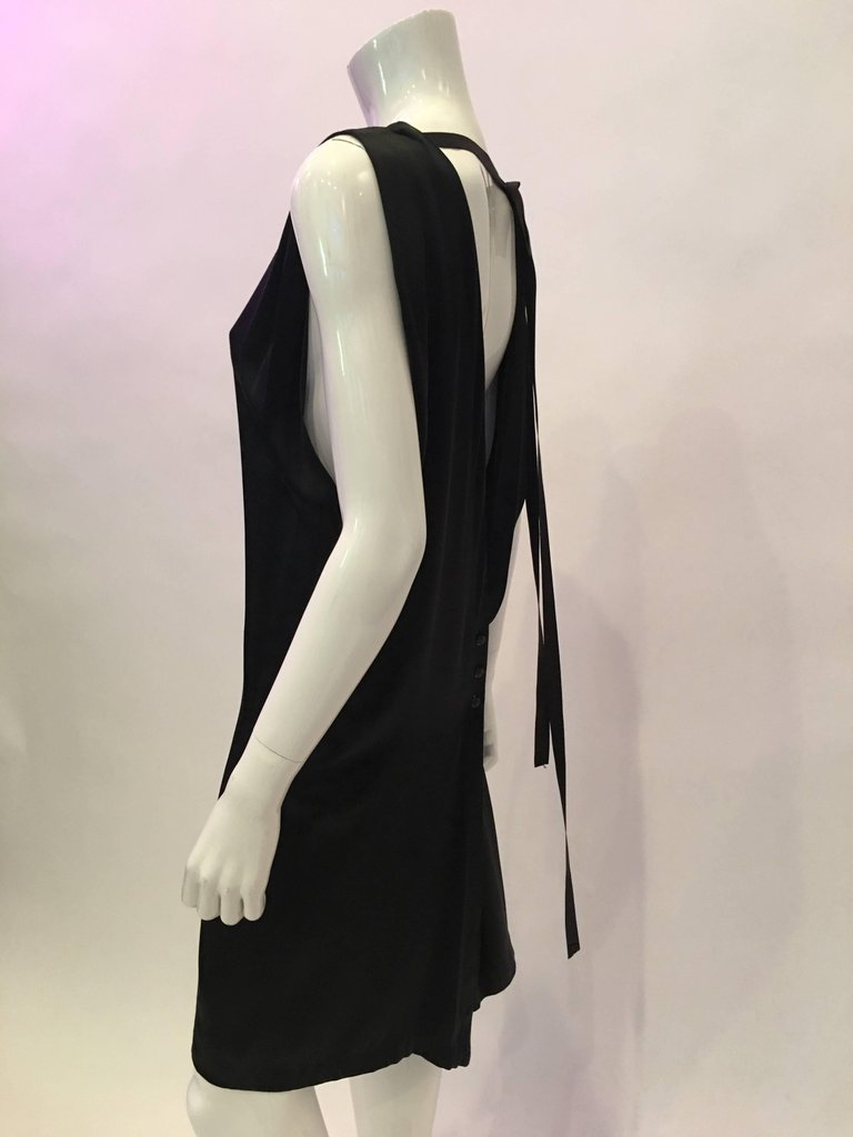 Chanel Black Silk Dress – catwalk