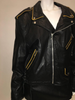 Montana Vintage 1980'S Black Leather Motorcycle Jacket
