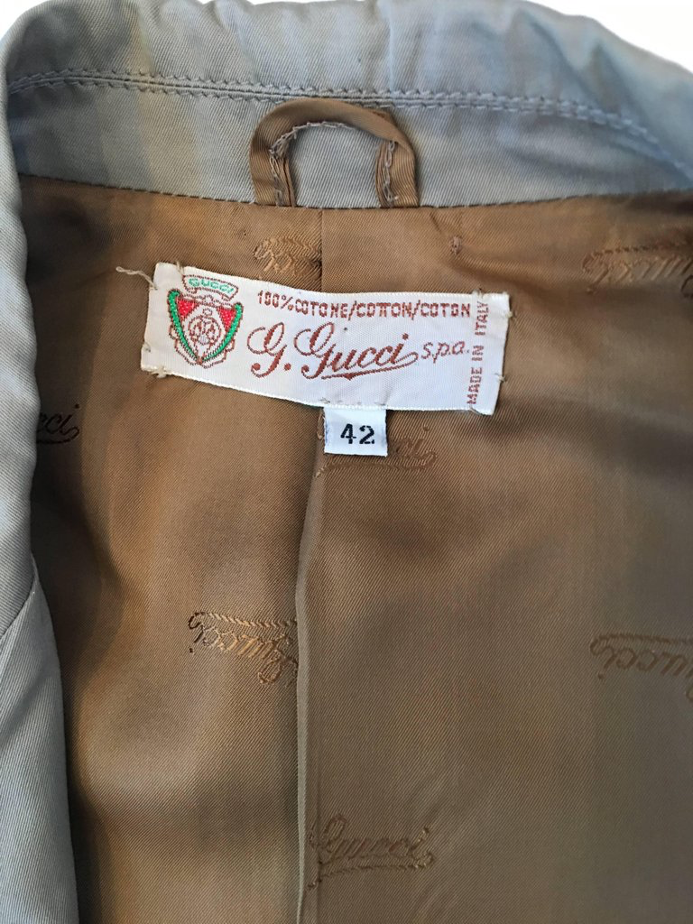 Gucci Vintage Khaki Blazer